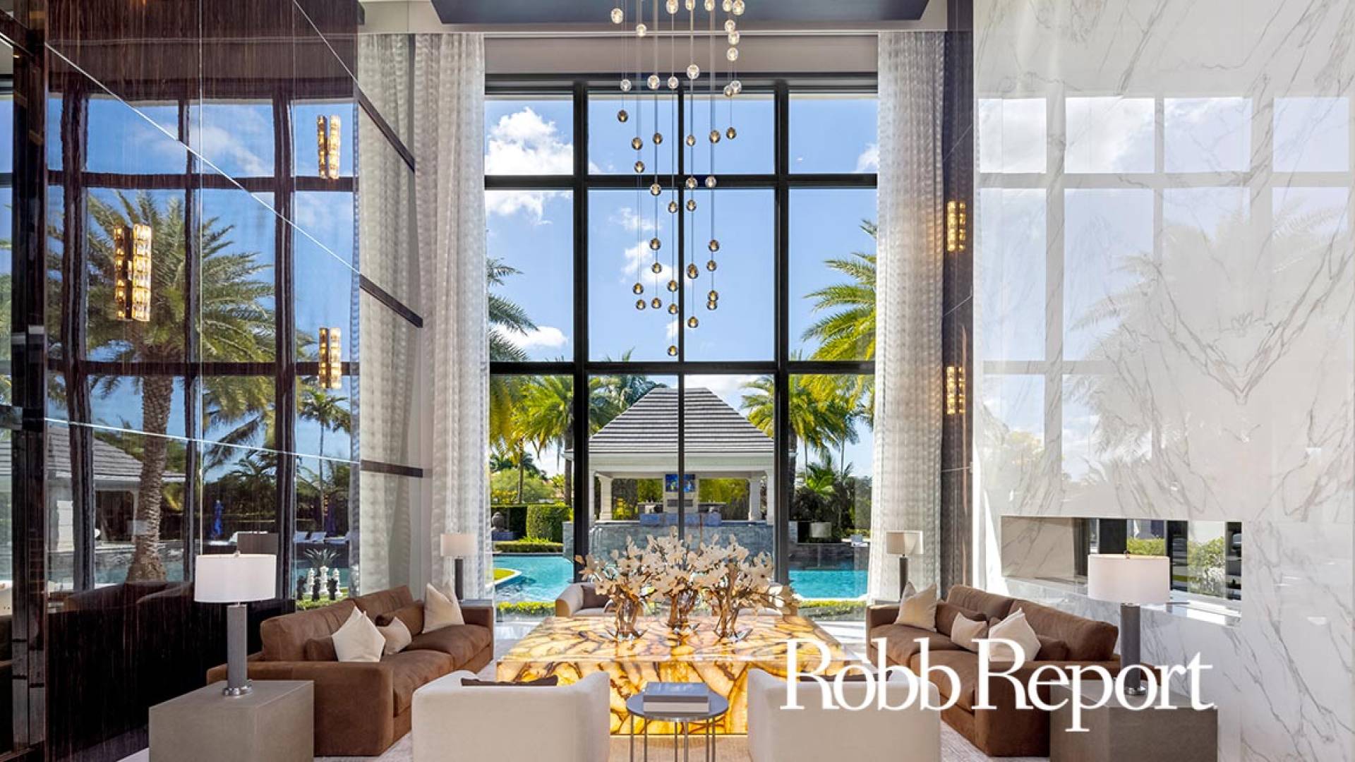 This $45 Million South Florida Estate Has a Secret Cigar Lounge, a Safe Room, and a Massage Suite
